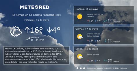 tiempo la carlota cordoba|Tiempo en La Carlota, provincia de Córdoba